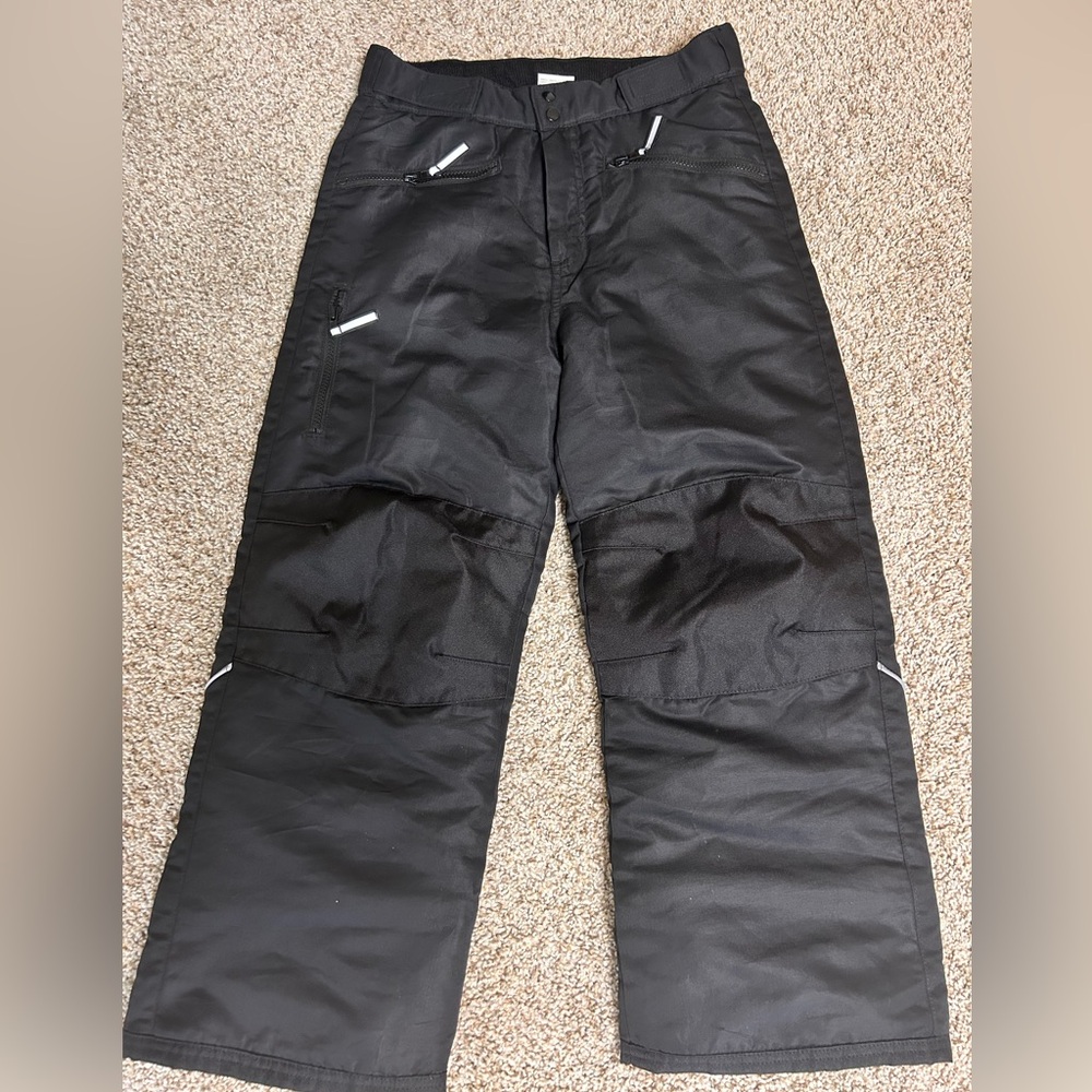 Boys 10-12 Large Falls Creek Black Snow Pants